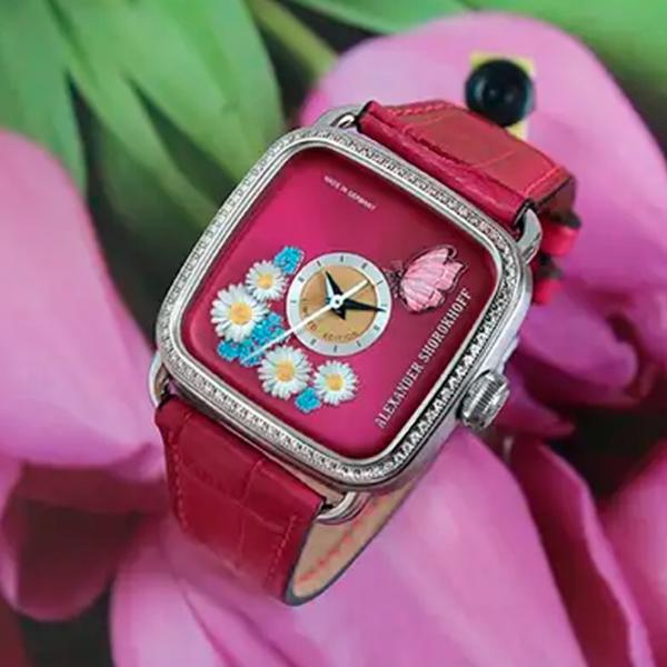 Ceas de mână pentru femei Alexander Shorokhoff AS.AP.SOM2D Mecanic / 36 x 36 мм photo 2