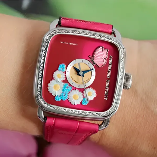 Ceas de mână pentru femei Alexander Shorokhoff AS.AP.SOM2D Mecanic / 36 x 36 мм photo 3