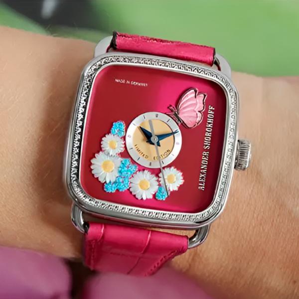 Ceas de mână pentru femei Alexander Shorokhoff AS.AP.SOM2D Mecanic / 36 x 36 мм photo 3