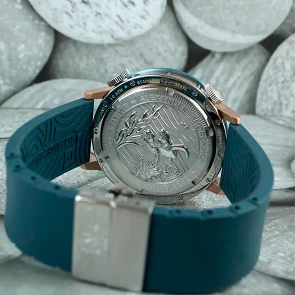 Ceas de mână pentru bărbați Alexander Shorokhoff AS.DD06-TB Mecanic / 45 mm photo 5