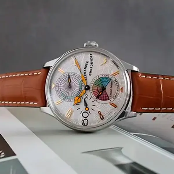 Ceas de mână pentru bărbați Alexander Shorokhoff AS.EMO2-1 Mecanic / 42 mm photo 4