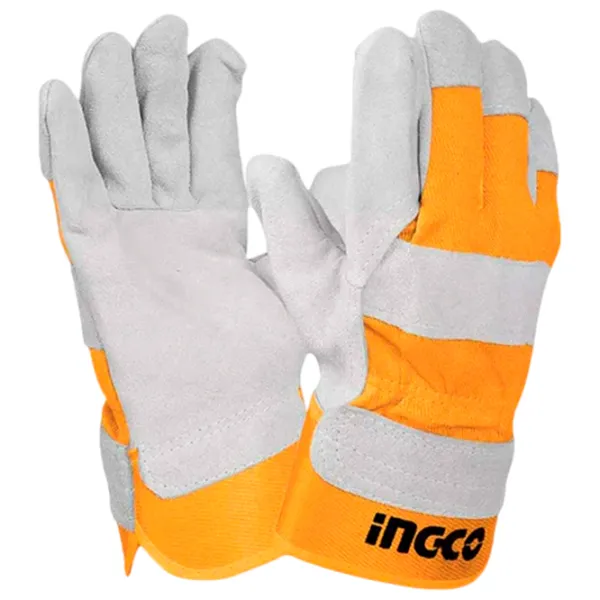 Mănuși de protecție INGCO HGVC01 Piele / Orange photo 1