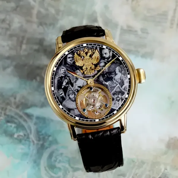 Ceas de mână pentru bărbați Poljot International 3400.T-DYN-2 Mecanic / 42 mm photo 2