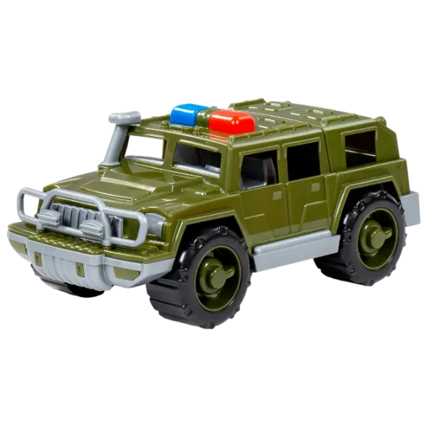 Mașină POLESIE Defender military patrol jeep 63663  / / Gray Green photo 1