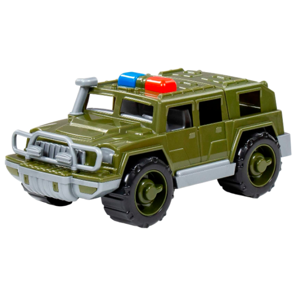 Mașină POLESIE Defender military patrol jeep 63663  / / Gray Green photo 1