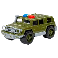Mașină POLESIE Defender military patrol jeep 63663  / / Gray Green