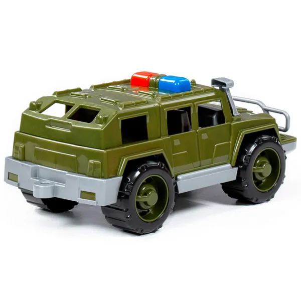 Mașină POLESIE Defender military patrol jeep 63663  / / Gray Green photo 5