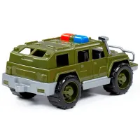 Mașină POLESIE Defender military patrol jeep 63663 / / Gray Green photo 5