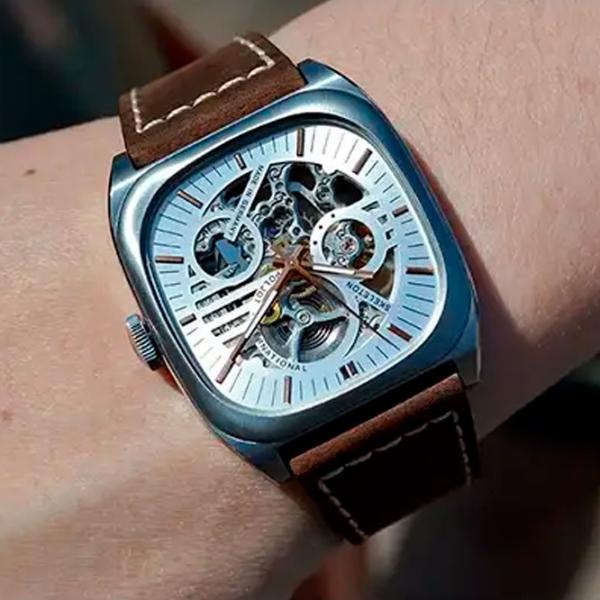 Ceas de mână pentru bărbați Poljot International 2820.1000131 Mecanic / 39 x 39 mm photo 3