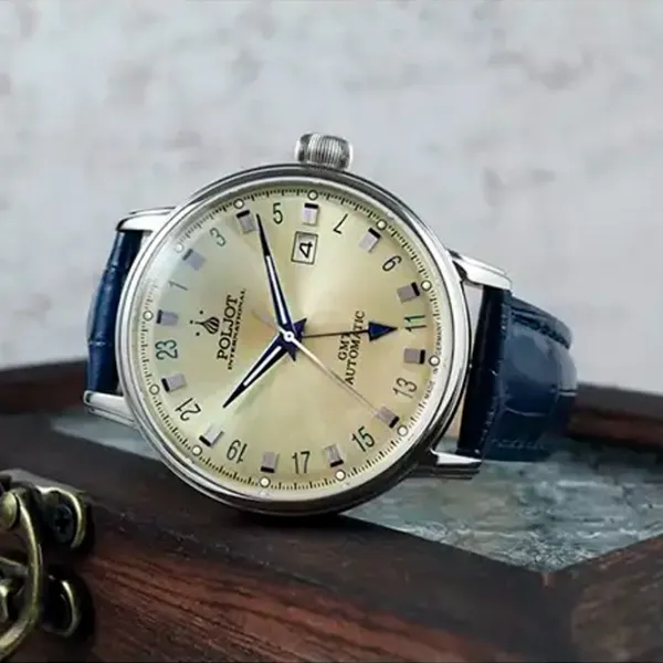 Ceas de mână unisex Poljot International 34NH.4200112 Mecanic / 42 mm photo 3