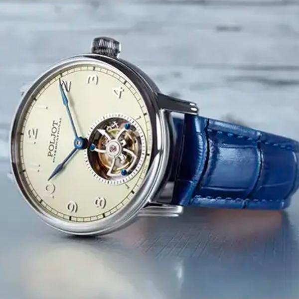 Ceas de mână pentru bărbați Poljot International 3400.T-XVIII-CS Mecanic / 42 mm photo 5