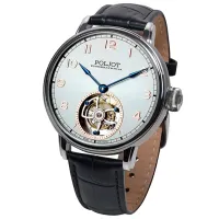 Ceas de mână pentru bărbați Poljot International 3400.T-XVIII-SS Mecanic / 42 mm