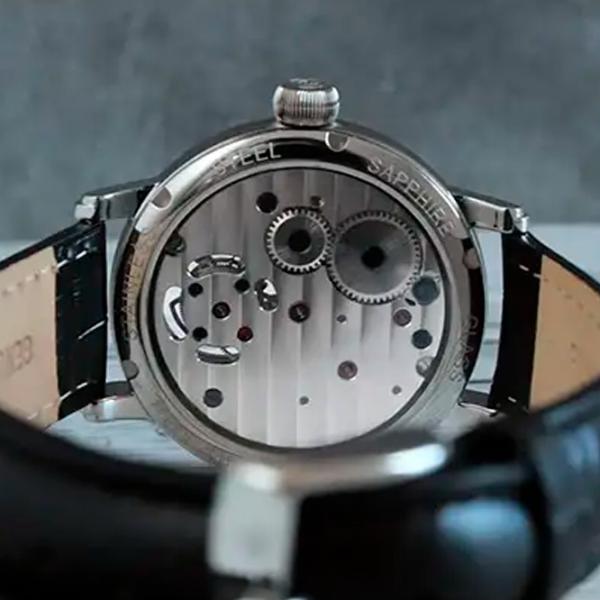 Ceas de mână pentru bărbați Poljot International 3400.T-XVIII-SS Mecanic / 42 mm photo 5