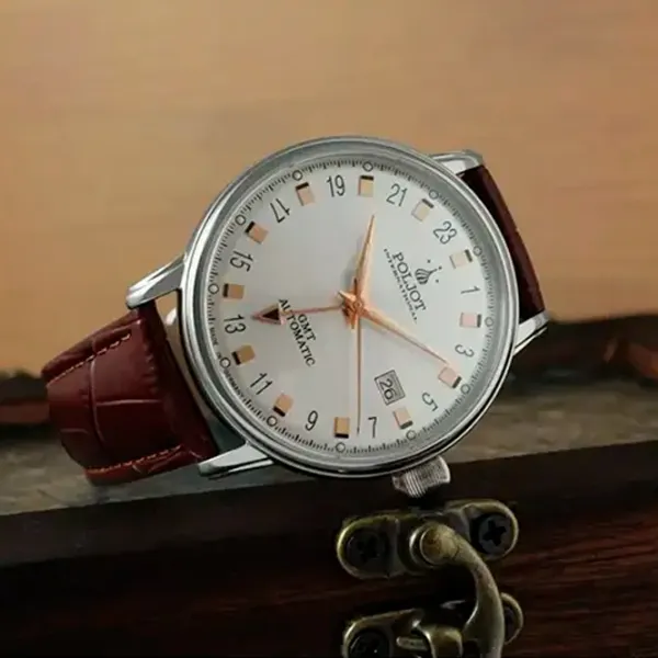 Ceas de mână unisex Poljot International 34NH.4200111 Mecanic / 42 mm photo 2