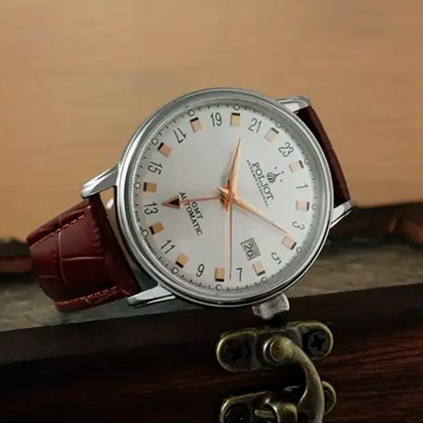 Ceas de mână unisex Poljot International 34NH.4200111 Mecanic / 42 mm photo 2