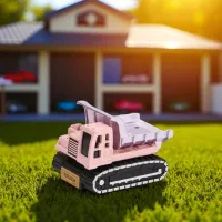 Camion Premaman Pull Back Car / / Gray Pink photo 4
