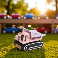 Camion Premaman Pull Back Car / / Gray Pink photo 5