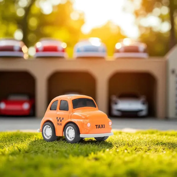 Mașină Premaman Pull Back Car   / / Gray Orange photo 3