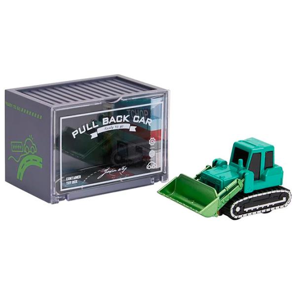 Buldozer Premaman Pull Back Car   / / Gray Turcuaz photo 2