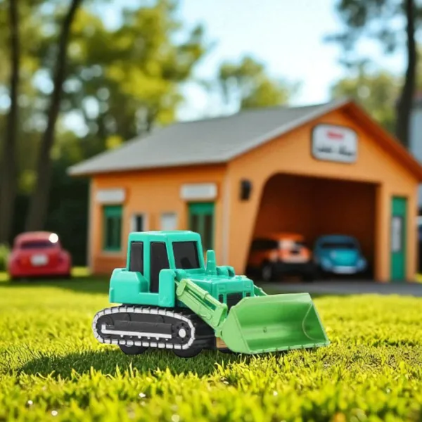 Buldozer Premaman Pull Back Car   / / Gray Turcuaz photo 4