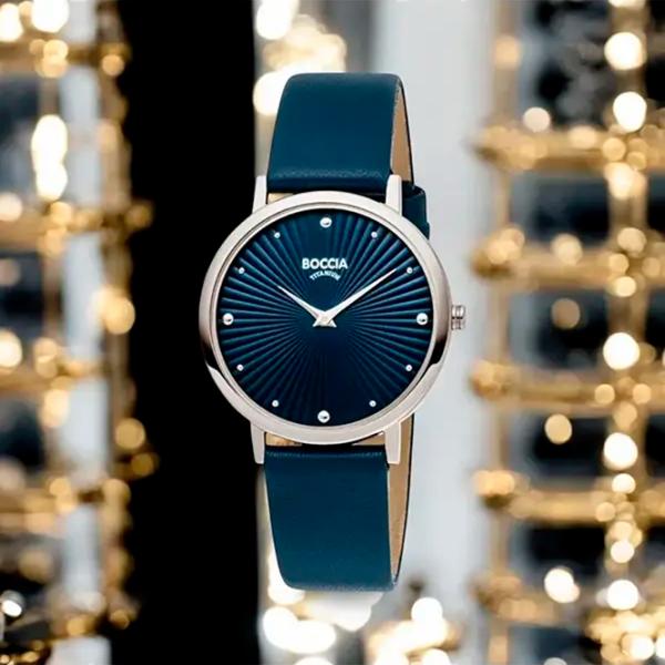 Ceas de mână pentru femei Boccia 3365-02 Cuarț / 34 mm photo 2