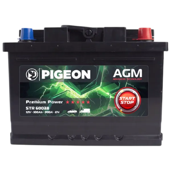 Acumulator auto Pigeon Start-Stop EFB  900A / 100 Ah  photo 1