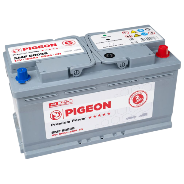 Acumulator auto Pigeon SMF 60038 850A / 100 Ah  photo 1
