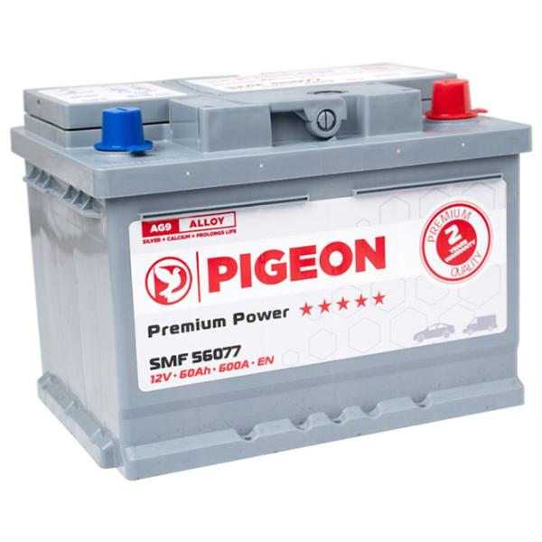 Acumulator auto Pigeon SMF 56077 600A / 60 Ah  photo 1