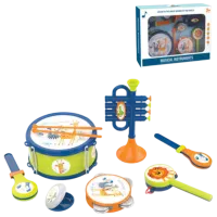 Set de instrumente muzicale Optmarket Safari 3 ani / Multicolor