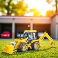 Tractor Linda 36580 / / Black Yellow photo 2