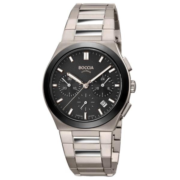 Ceas de mână pentru bărbați Boccia 3736-02 Cuarț / 39 mm photo 1