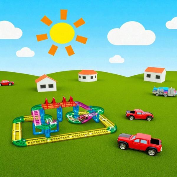 Авто-треки ChiToys 65257   / / Зелёный Желтый photo 2