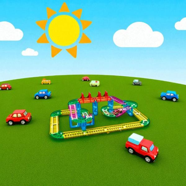 Авто-треки ChiToys 65257   / / Зелёный Желтый photo 3