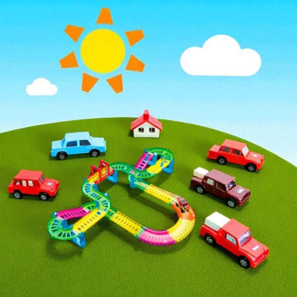 Авто-треки ChiToys 65233   / / Зелёный Разноцветный photo 2