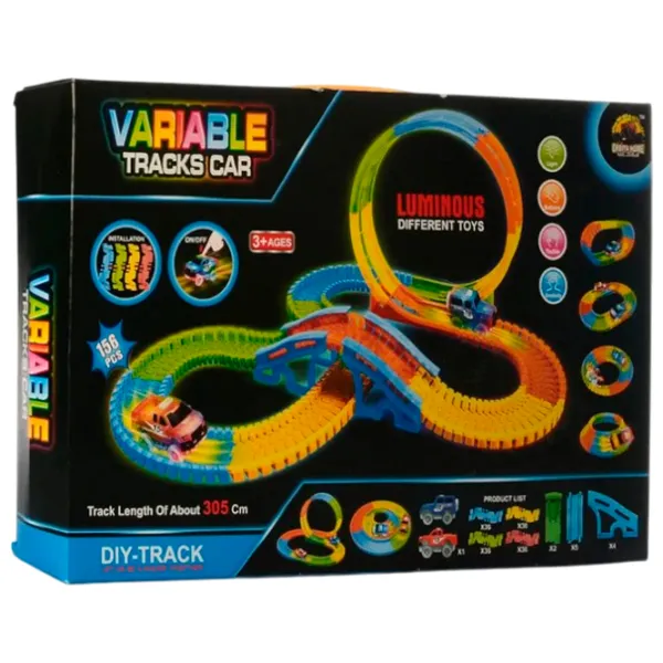 Pistă auto ChiToys 84947   / / Green Multicolor photo 2