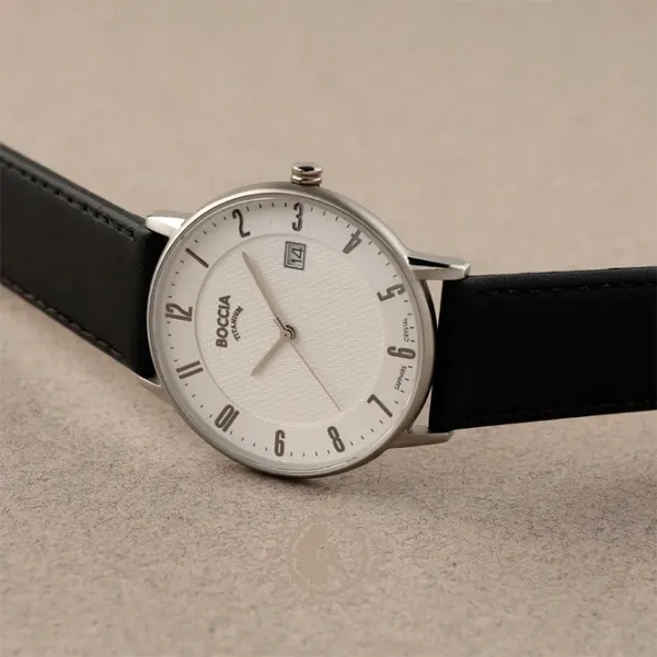 Ceas de mână pentru bărbați Boccia 3607-04 Cuarț / 39 mm photo 4