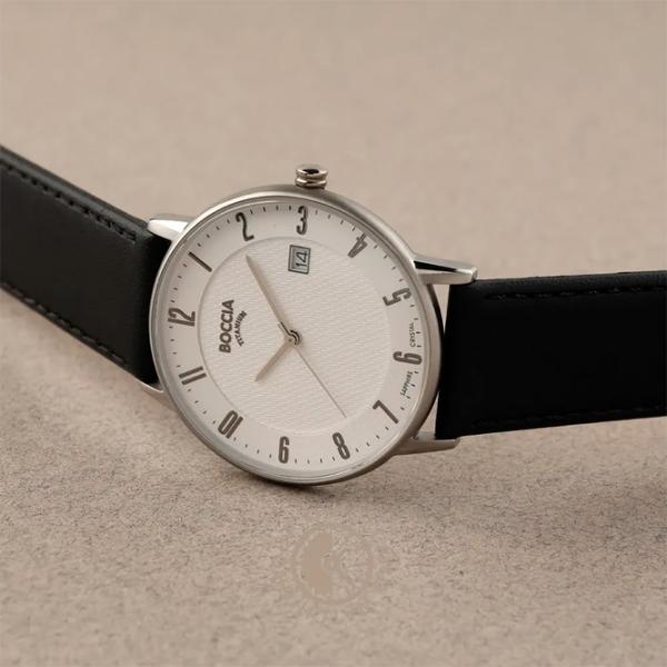 Ceas de mână pentru bărbați Boccia 3607-04 Cuarț / 39 mm photo 4