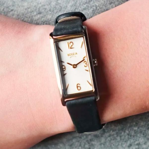 Ceas de mână pentru femei Boccia 3366-02 Cuarț / 29 x 18 mm photo 5