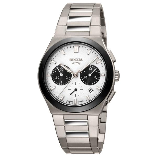Ceas de mână pentru bărbați Boccia 3736-01 Cuarț / 39 mm photo 1