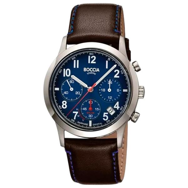 Ceas de mână pentru bărbați Boccia 3735-02 Cuarț / 40 mm photo 1