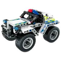 Конструктор XTech Pull Back Police Car Автомобиль/ Белый photo 2