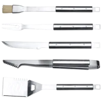 Set pentru grătar BergHOFF CUBO 6 instrumente / Oțel inoxidabil photo 2