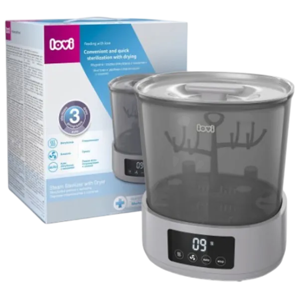 Стерилизатор Lovi 12/209  / с паром / Grey
 photo 2