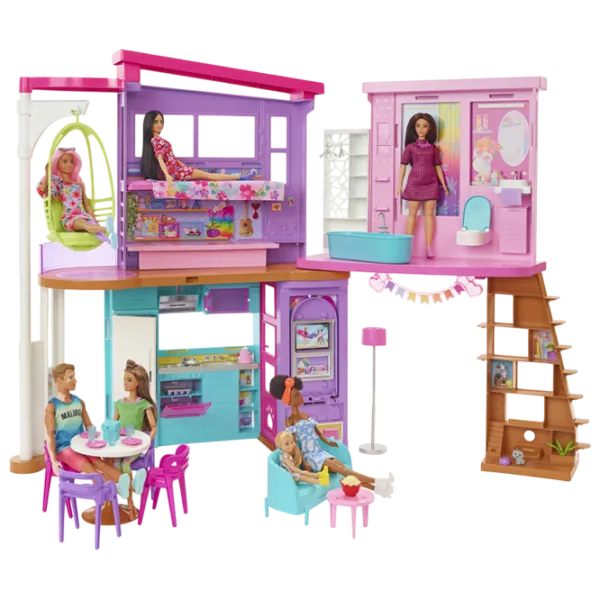 Căsuță pentru păpuși Barbie Malibu HCD50  căsuță / 3+ photo 1