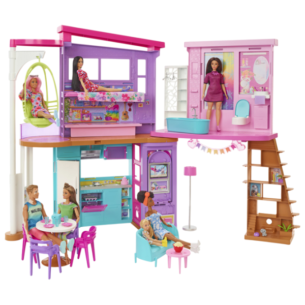 Căsuță pentru păpuși Barbie Malibu HCD50  căsuță / 3+ photo 1
