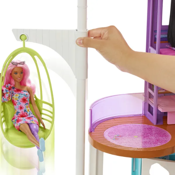 Căsuță pentru păpuși Barbie Malibu HCD50  căsuță / 3+ photo 4