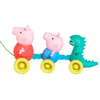 Jucărie de împins și tras Tomy Peppa Pig E73527 1280131 1.5+ / Multicolor photo 2