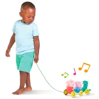 Jucărie de împins și tras Tomy Peppa Pig E73527 1280131 1.5+ / Multicolor photo 3