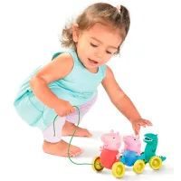 Jucărie de împins și tras Tomy Peppa Pig E73527 1280131 1.5+ / Multicolor photo 4