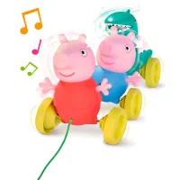 Jucărie de împins și tras Tomy Peppa Pig E73527 1280131 1.5+ / Multicolor photo 5